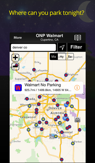 Walmart Overnight Parking screenshot 1