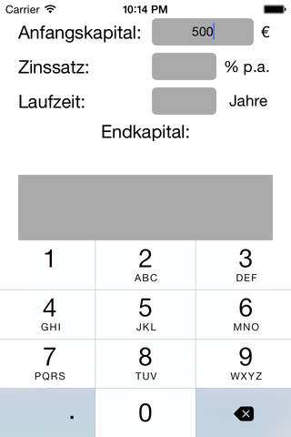 IsI Zinseszins-Rechner - náhled