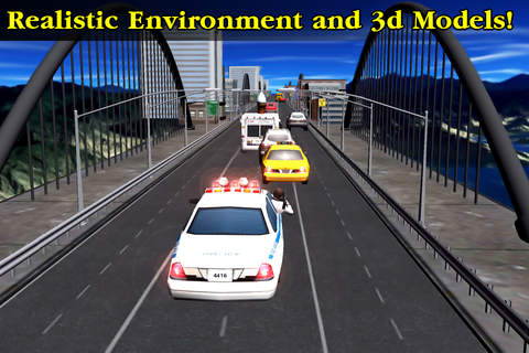 Police Car Chase Simulator 3D - náhled