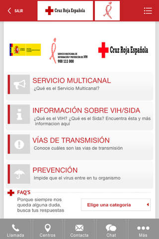 VIH/SIDA Cruz Roja Española - náhled