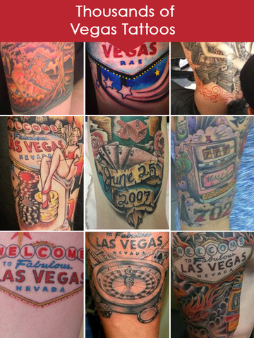 mirakel Tolkning Vanvid Vegas Tattoo Designs HD - Las Vegas Style Tattoos | Apps | 148Apps