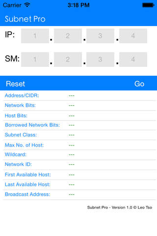 Subnetting Pro - náhled