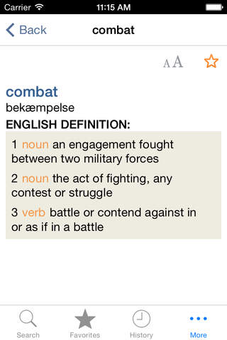 Danish<>English Dictionary - náhled