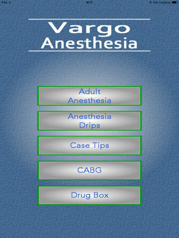 Vargo Anesthesia Mega App screenshot 6