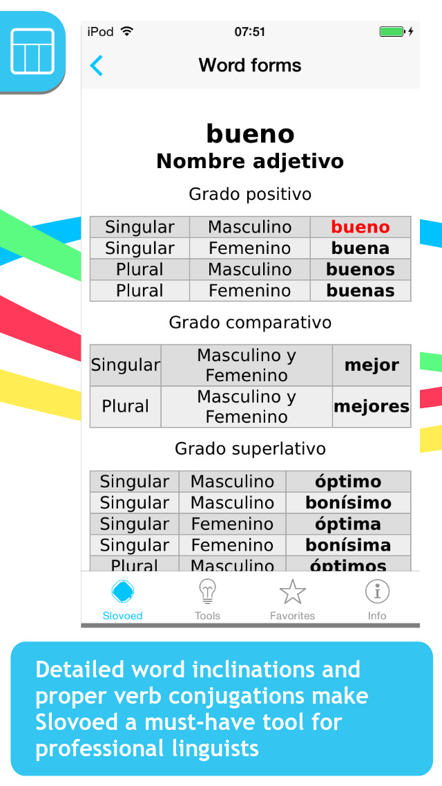 German <-> Spanish Slovoed Compact talking dictionary screenshot 5