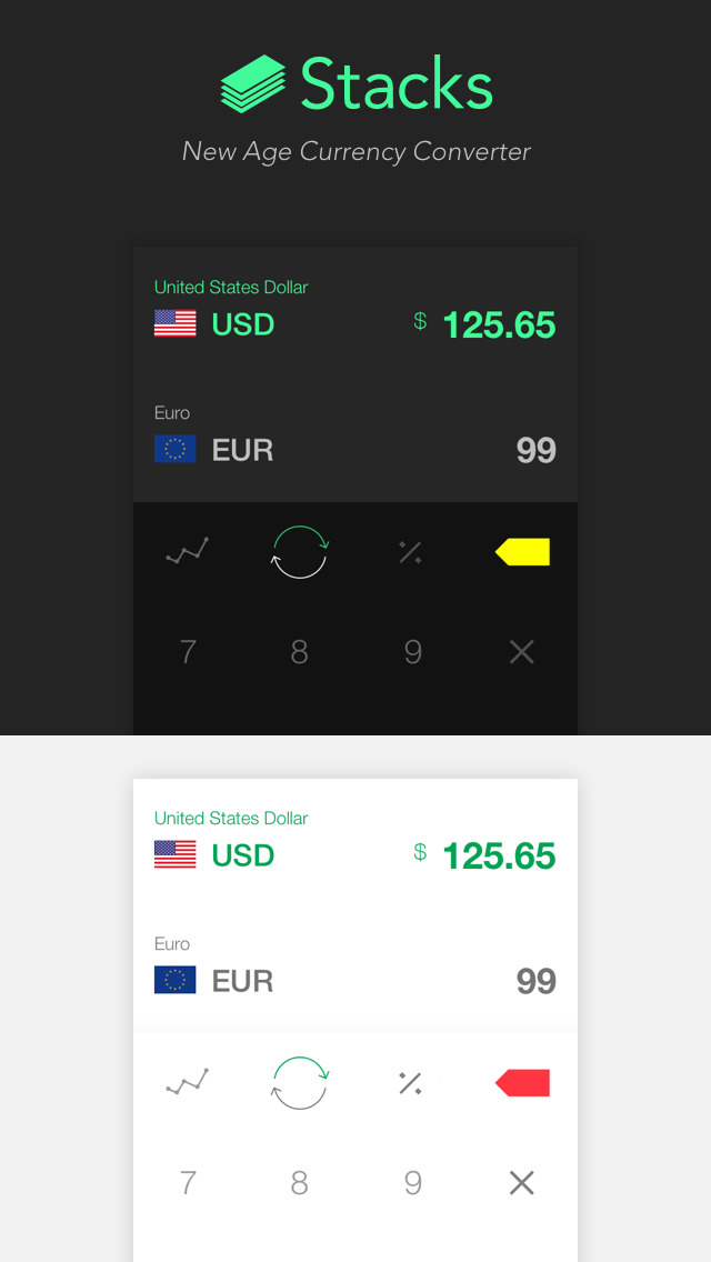Stacks 2 - New Age Currency Converter screenshot 1