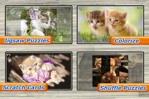 Cute Cats - Real Cat and Kitten Picture Jigsaw Puz - náhled