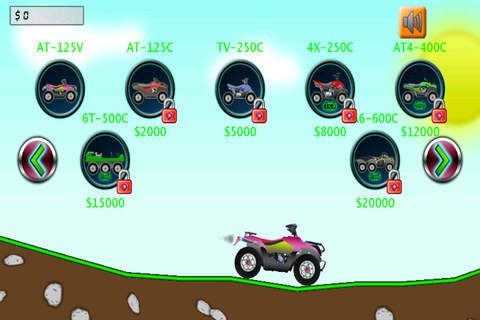 Stickman ATV Extreme racing - náhled