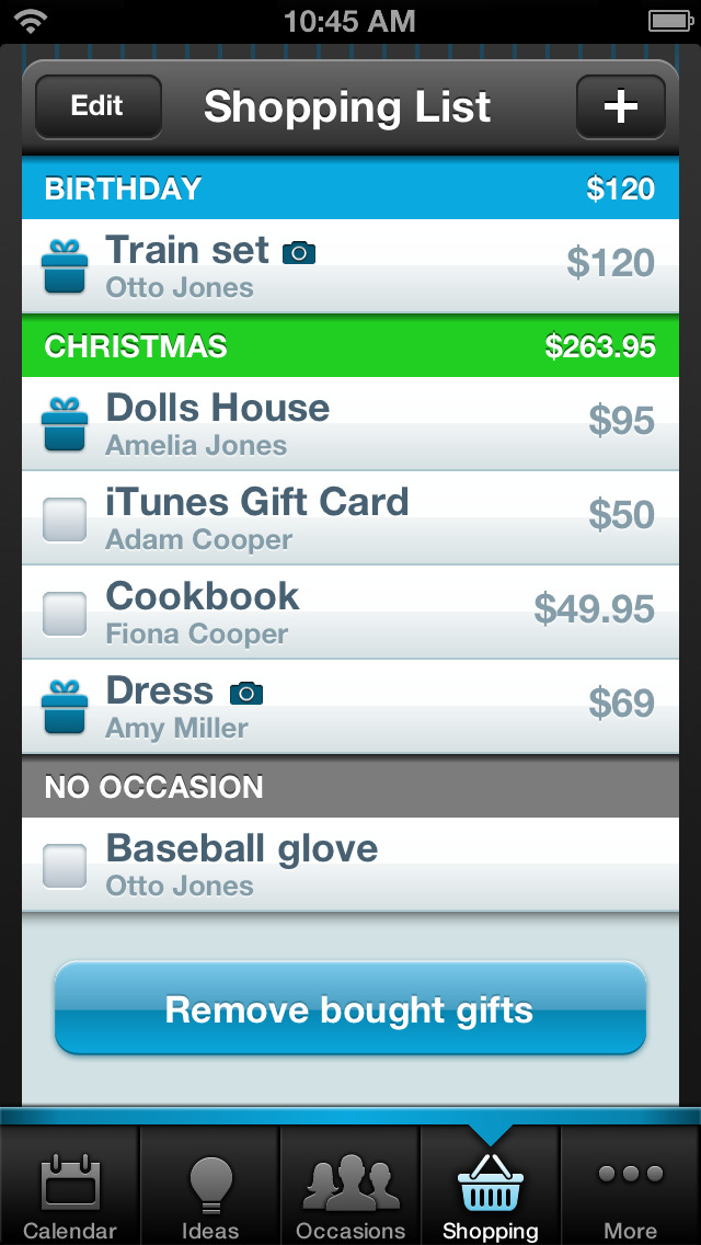 Gift Plan screenshot 4
