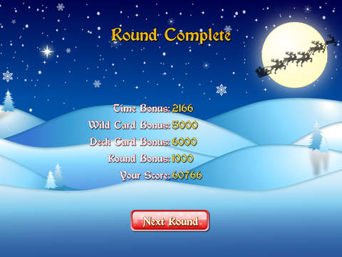 Christmas Solitaire Tri-Peaks screenshot 6