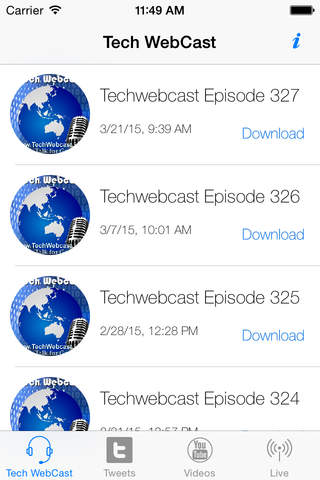 Tech WebCast - náhled