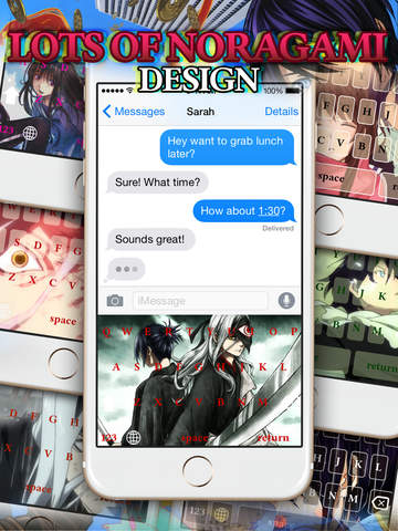 KeyCCM – Manga & Anime : Japanese Cartoon & Wallpaper Keyboard Themes For Noragami screenshot 5