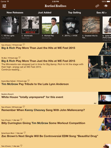 Heartland Headlines - Country Music News, New Music Releases, and Concert Tickets screenshot 7