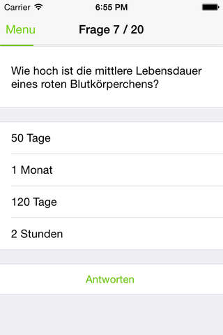 Medizin Quiz - Med Aufnahmetest - náhled