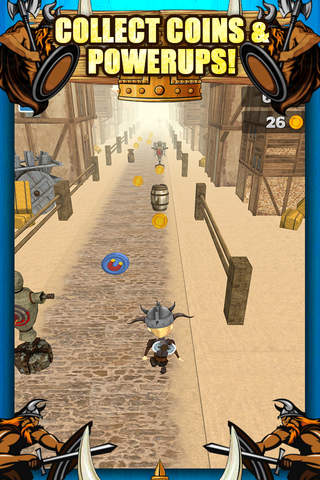 3D Viking Run Infinite Runner Game with Endless Ra - náhled