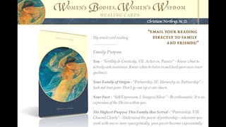 Women's Bodies, Women's Wisdom Healing Cards - Christiane Northrup, M.D. screenshot 3