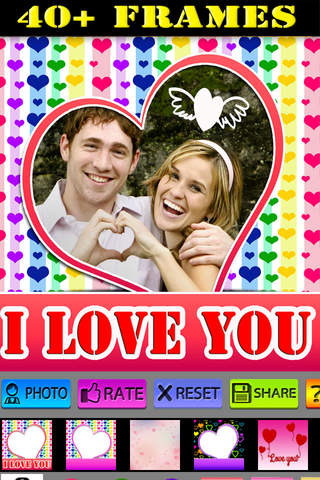 I Love You Photo Frames and Labels - náhled