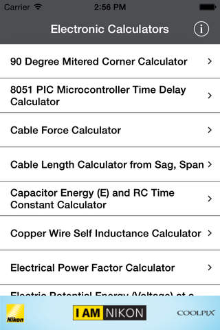 Electrical Eng Calculator - náhled