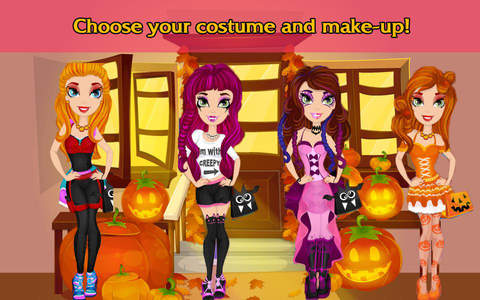 Halloween pumpkin spa salon - náhled