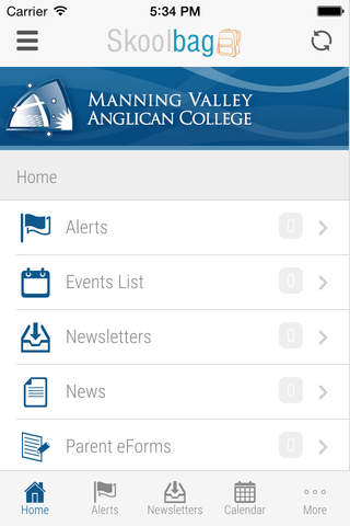 Manning Valley Anglican College - Skoolbag - náhled