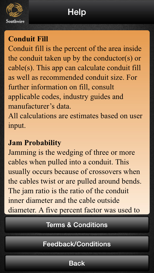 Southwire conduit fill calculator ios 