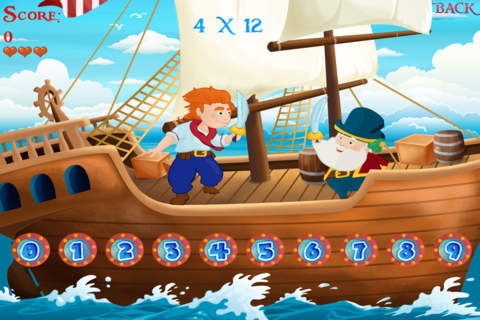 Learn Times Tables - Pirate Sword Fight - náhled