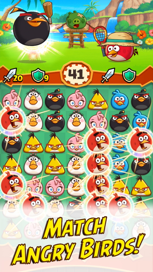 Angry Birds Fight! RPG Puzzle screenshot 1