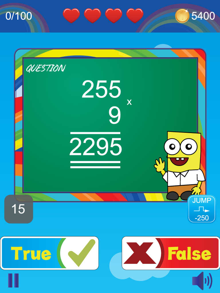 App Shopper: Math Quizzes with SpongeBob SquarePants version (Practice ...