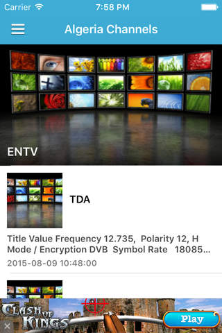 Algeria TV Channels Sat Info - náhled