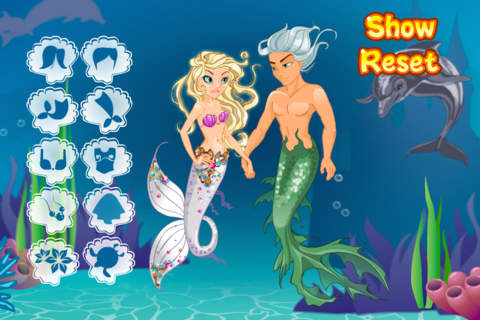Mermaid Couple Dress Up - náhled