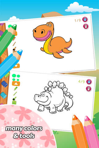 Dino Coloring Book Drawing for Kid Games - náhled