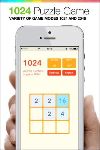 1024 Puzzle Game Plus - mobile logic Game - join t - náhled