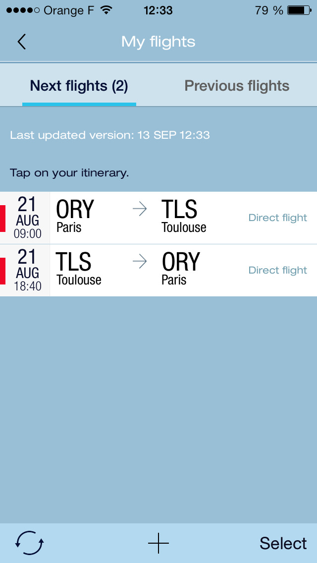 Air France screenshot 2