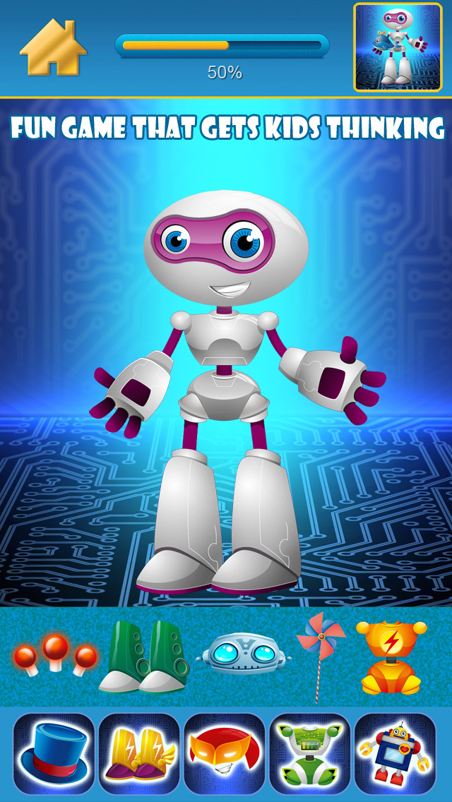 My Little World of Real Robots Copy And Create Free Game App screenshot 1