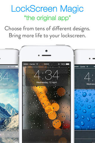 LockScreen Magic for iOS8 : Custom Themes, Backgro - náhled