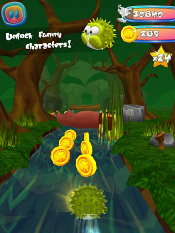 Choppy Fish - Endless Forest Run screenshot 7