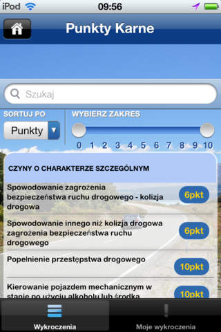 Taryfikator - náhled