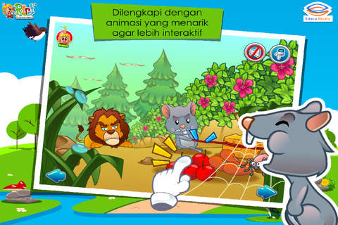 Singa dan Tikus - Cerita Anak Interaktif - náhled