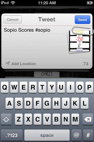 Sopio Scorer - náhled
