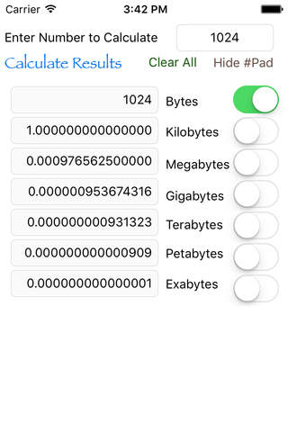 Scooter's Byte Calculator - náhled