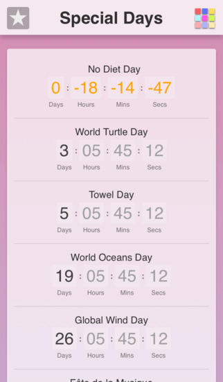 Special Days App screenshot 1