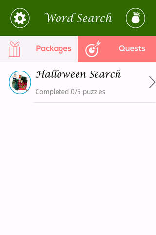 Halloween word search Free - náhled