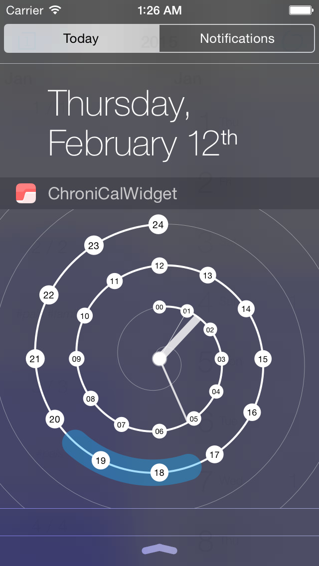 chronical - personal calendar