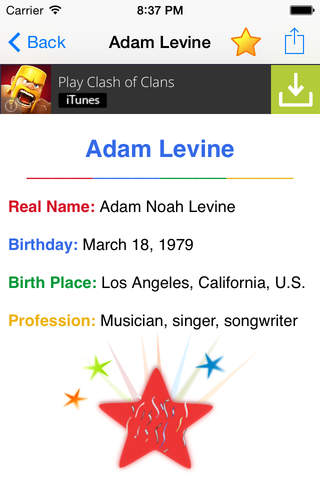 Celebrity Real Names FREE: Guess Celebs Name Game  - náhled