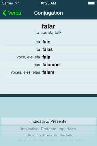 Portuguese Verbs + - náhled
