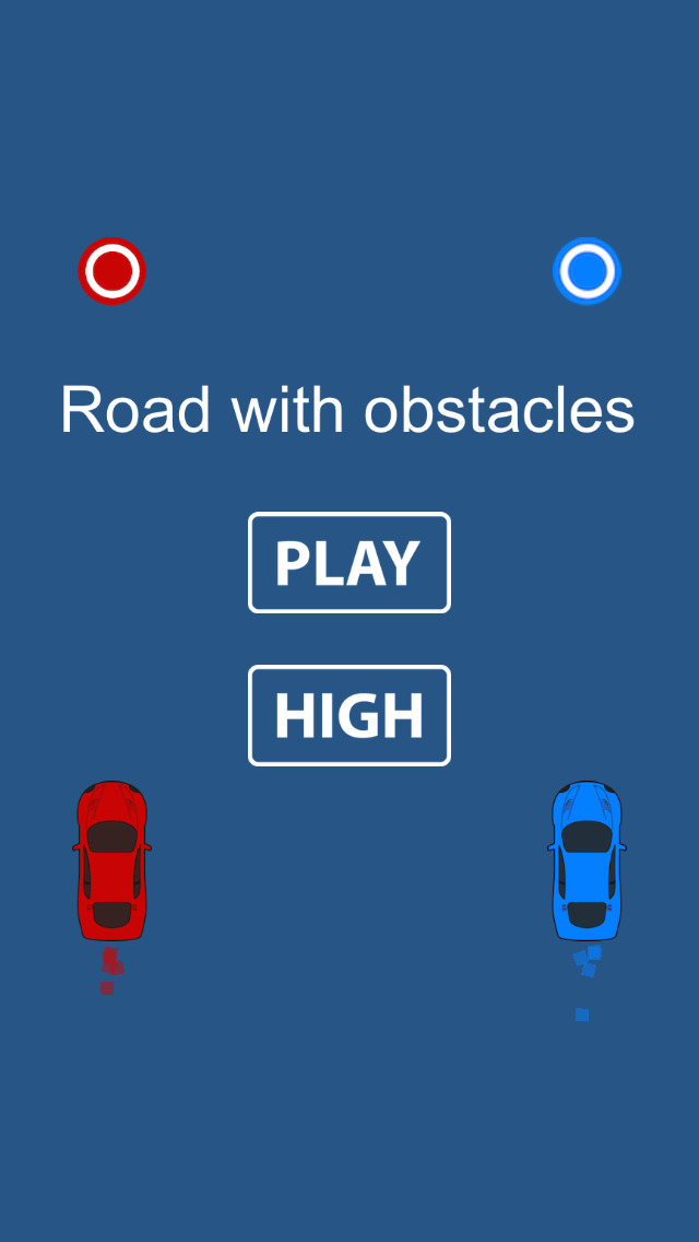 Road with obstacles screenshot 1