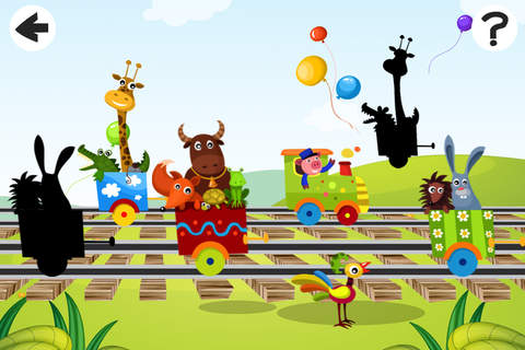 Animated animal-s Shadow Search-ing Kid-s Game-s w - náhled