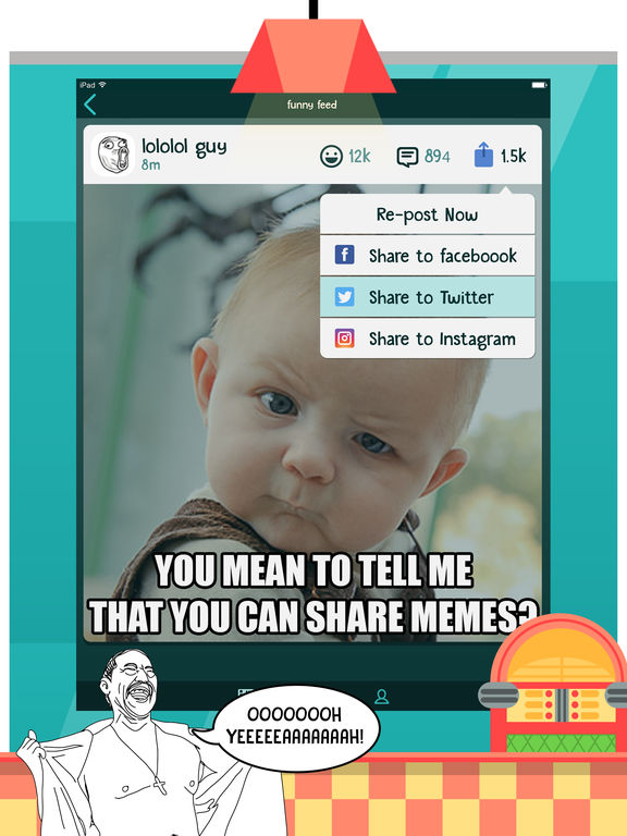 Funny Feed: Meme Generator App screenshot 10