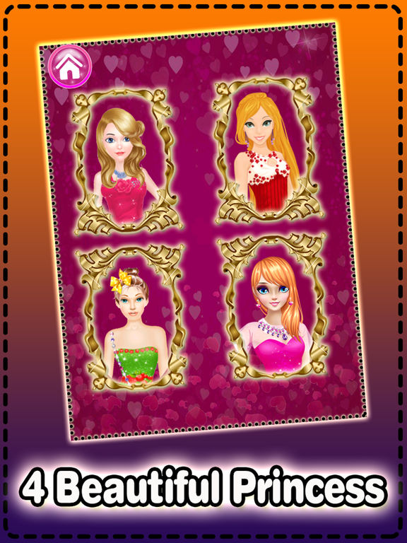 Princess dress up planner - cute princess dress up games for girls screenshot 9