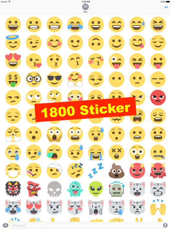 EmojiOne as Stickers screenshot 6